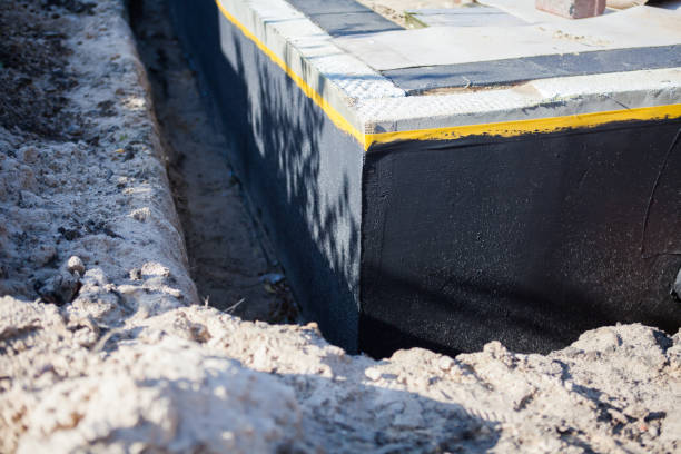 Residential Emergency Waterproofing installation at a Saint Bernice, IN home by SJ Waterproofing Pros